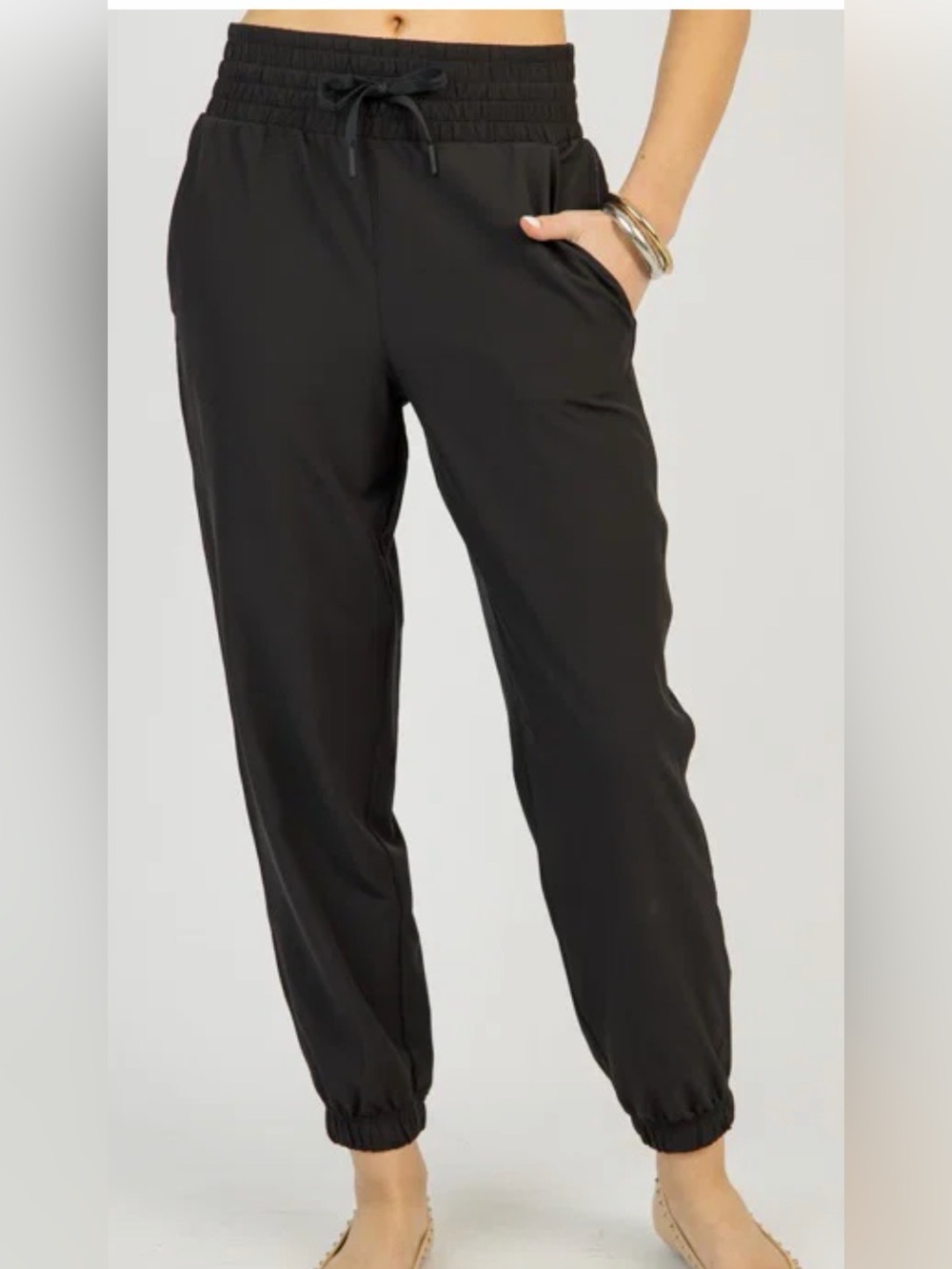 SPANX on the move Black Ankle-Length Jogger Pants